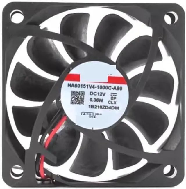 Main image of Cooler Fan for SUNON HA60151V4-1000C-A99 6015 12V 0.36W Cooling 60 * 60 * 15MM