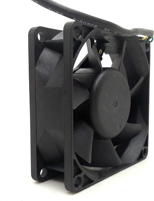 Alt view image 2 of 2 - Coooling Fan 7cm PVA070G12Q-P02-BE DC Brushless 12V 0.50A 70mm X 25mm 4 Wire Pwm CPU Cooler
