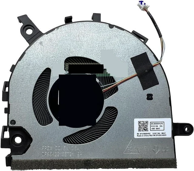 Alt view image 3 of 3 - Laptop CPU Fan for Lenovo for IdeaPad 3 14IAU7 14ABA7 S14 G3 IAP V14 G4 IRU ABP Cooler Radiator 5F10S14005 DC28000HLF0 SF10R66492