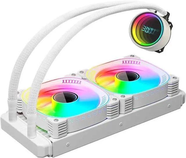 Main image of Integrated Water-Cooled Digital Display CPU Radiator T-240MMARGB Liquid CPU Water Cooling Argb Wireless Lens Temperature Display CPU Fan with 240mm ARGB PWM Fan Computer Water Cooling B