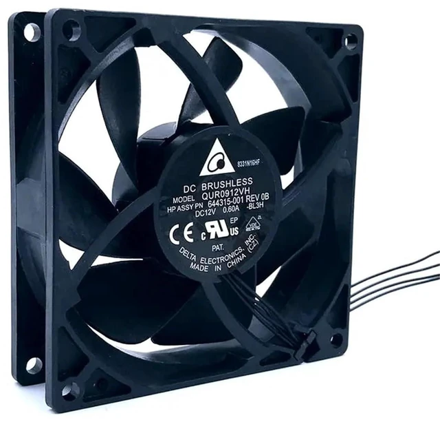 Main image of 1pc for QUR0912VH 9CM 92mm 92 * 92 * 25mm 12V 0.60A 4 Lines pwm Large air Volume Computer CPU Radiator Fan Mini Water Fan