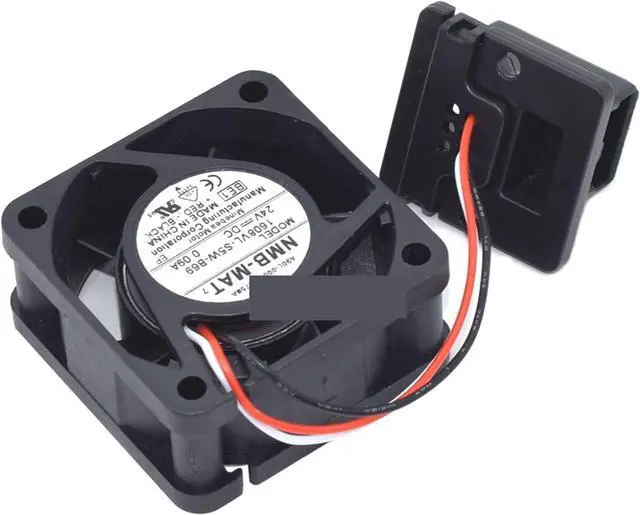 Alt view image 2 of 2 - 1pc for System Cooling A90L-0001-0575#A 1608VL-S5W-B69 40 * 40 * 20MM DC24V 0.09A 3Pins 40MM Fan