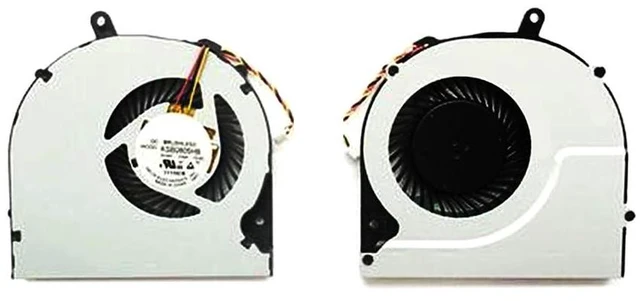 Alt view image 4 of 6 - CPU Cooler Fan for Tecra R850 R950 R960 R751 R752 Series KSB0805HB -CL2C 5V 0.6A 3 PIN