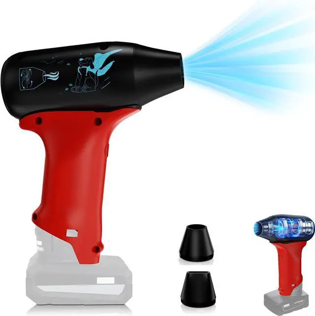 Main image of TPDL Mini Jet Blower Portable Violent Turbo Fan for Milwaukee M12 12V Battery, 4-Speed Wireless High Speed Handheld Fan, for Computer Key Board Cleaning,Hair Drying,Camping,Outdoors (No Battery)