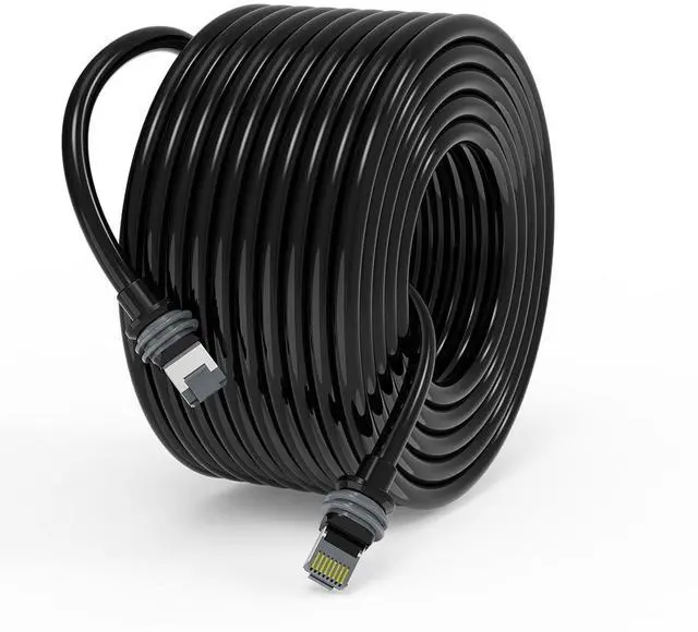 Main image of 32.8FT / 10M Starlink Gen 3 Cable for Star Link Generation 3 V3/ Mini, Replacement Extension Starlink Ethernet Cable Waterproof (Black)