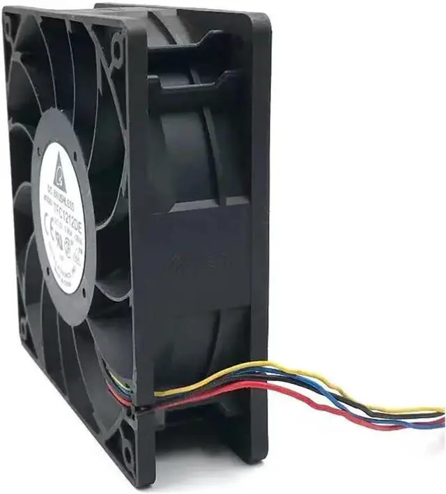 Alt view image 3 of 5 - 120mm High Speed Fan Compatible For Delta 1212DE 12038 12V 3.9A PWM | 250 CFM ASIC Miner Cooling, 5500 RPM Dual Ball Bearing(4 wires)