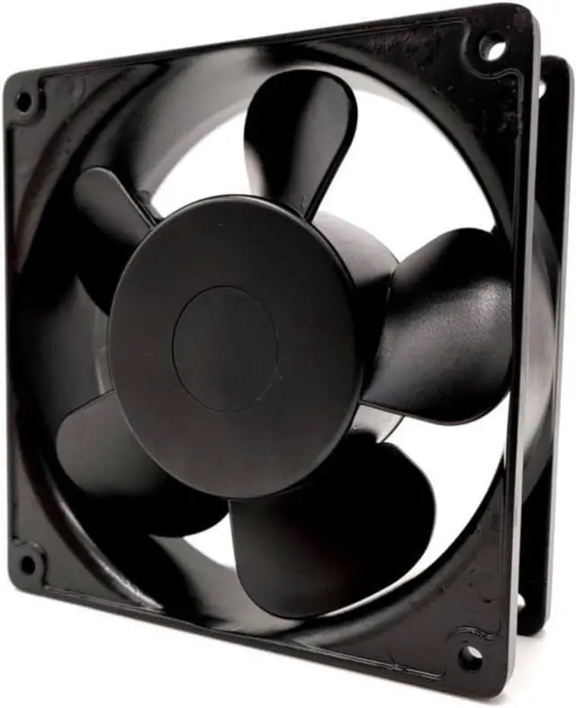 Alt view image 3 of 4 - for NMB 120mm AC 200V Axial Fan 4715PS-20T-B30, Aluminum Frame, 13/14W Power for Industrial Cooling