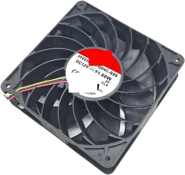 Alt view image 4 of 4 - for Sunon PFE0381BX-Q04C-S99 140mm X 38mm Axial Fan: 12V Airflow, Server Cooling