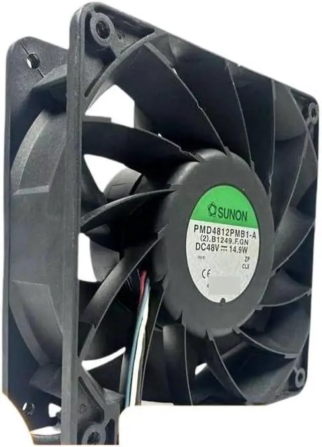 Main image of 12038 48V Magnetic Levitation Fan: PMD4812PMB1-A (4200RPM, High Airflow, 32dBA) with Speed Communication PSU Fan