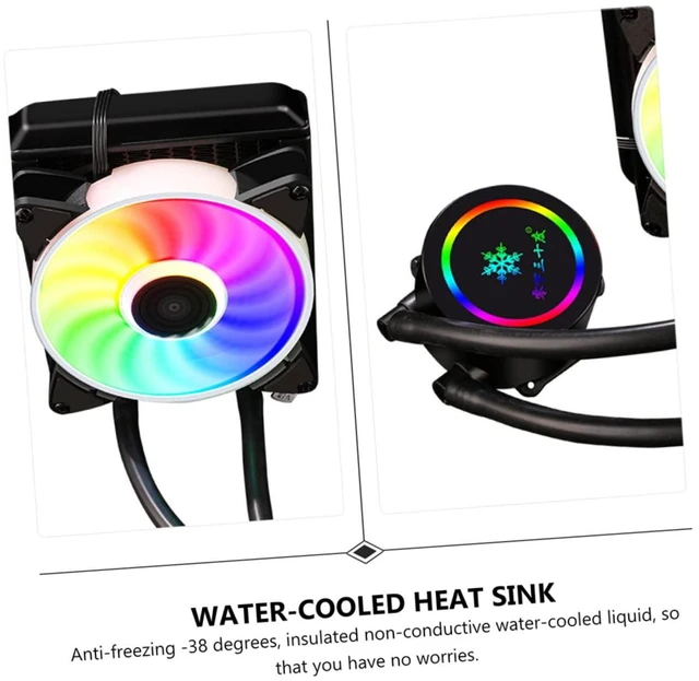 Alt view image 6 of 7 - Holibanna 1PC Liquid CPU Cooler Mute Computer Radiator for Efficient Heat Dissipation Freezing Low Noise
