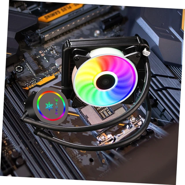 Alt view image 5 of 7 - Holibanna 1PC Liquid CPU Cooler Mute Computer Radiator for Efficient Heat Dissipation Freezing Low Noise