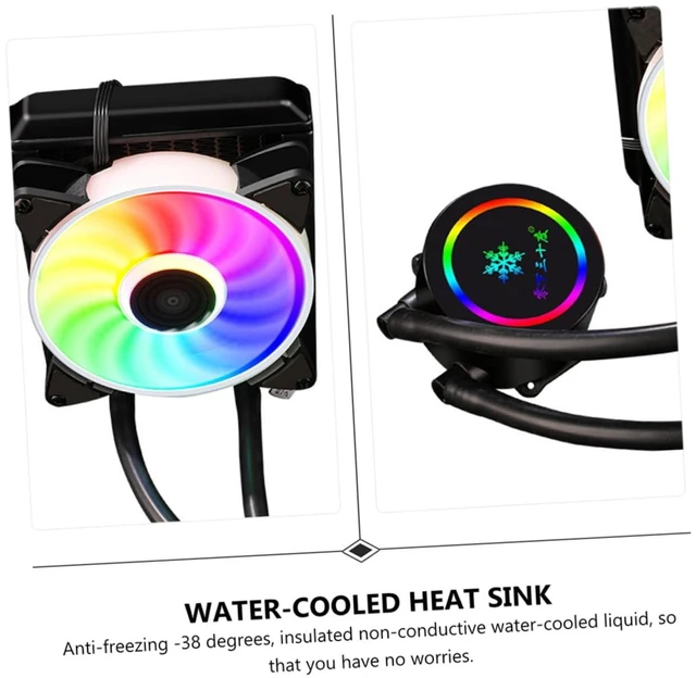 Alt view image 5 of 7 - 1PC Liquid CPU Cooler Mute Radiator Efficient Heat Dissipation Lightweight Compact Design Zero
