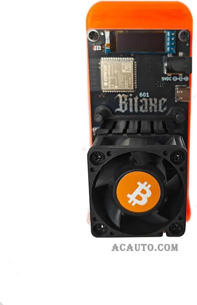 Alt view image 4 of 6 - New Bitaxe Gamma 601 Pro Dual-Fan Version 1.3TH/s 18W/TH Efficiency Twin Turbo Cooling Bitcoin Solo Miner BM1370 ASIC Chip 2.4G Web & WiFi