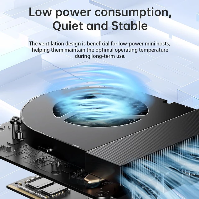 Alt view image 7 of 7 - Mini PC (4C/4T) 8GB RAM 256GB SSD Support 2T desktop computers windows/WiFi/BT/DC/RJ45 LAN 1000M/USB*4/USB-C*2 /HDMI*2 4K Dual Display 2.4G/5G WiFi & BT4.2 Mini Desktop Computer Home Office (N3700)