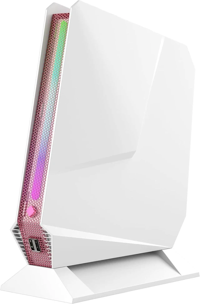 Main image of Mini Gaming PC, in-tel Core I9-9980HK with Nvidia GTX1650 4G RGB Lighting Gaming Computer, 16GB DDR4 512GB SSD, Triple 4K Display/WiFi 6E BT 5.3/1G LAN, Win 11 Pro Desktop PC for Office/Home/Gaming