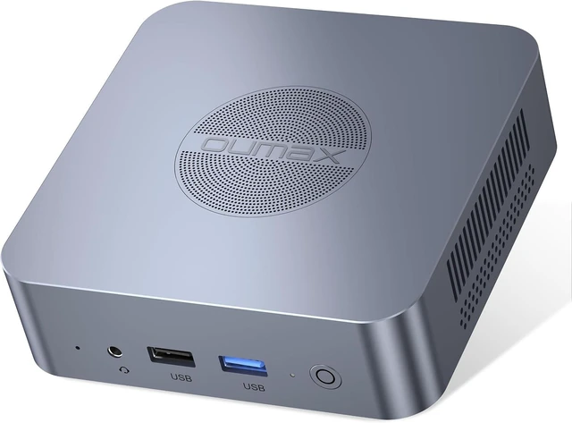 Main image of Mini PC with Intel Alder Lake N95, 4 Cores 3.4GHz, 8GB RAM 256GB SSD Mini Computer, Dual HDMI 4K@60Hz/ 1000Mbps LAN/ WiFi5/ USB3.2 Micro PC for Business/Home Desktop Computer