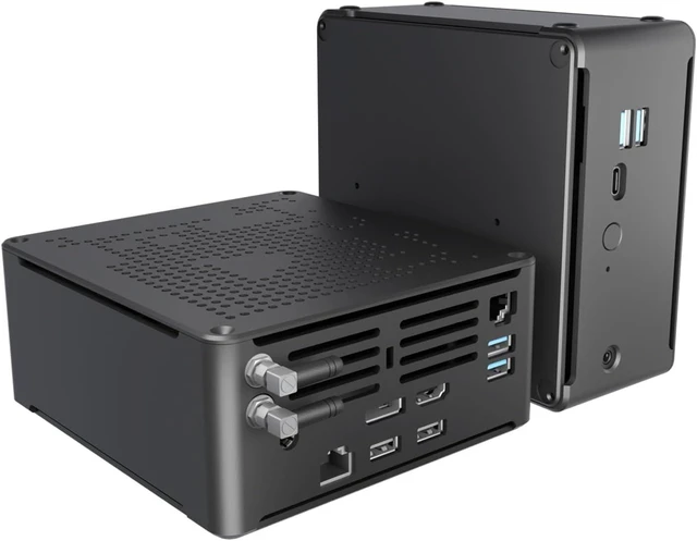 Main image of Mini PC ComputerIntel Xeon E-2176M 16GB DDR4 RAM, 1TB PCIe SSD, Mini Computer Supports 4K Dual Screen Display/WiFi6/BT5.2/Dual Gigabit LAN/VESA