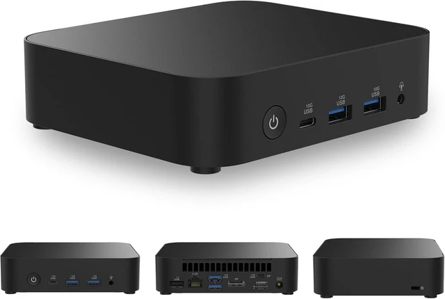 Main image of NUC 14 Essential NUC14MNK150 Mini PC - Intel N150 IntelGraphics, DDR5-4800, Wi-Fi 6E, Triple 4K Display, 2.5GbE LAN, 0.56L Compact Desktop for Office & Business(Barebone No RAM/SSD/OS)