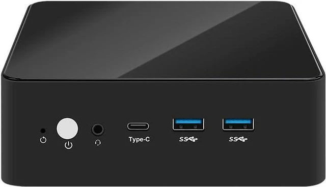 Alt view image 2 of 7 - Mini PC, Alder Lake N350 (up to 3.9GHz),Mini Computer 8G DDR5 RAM 128G PCIe M.2 SSD,Desktop Computer 4K DP+HDMI+Type-C/USB3.2/WiFi 6/Bluetooth/TF card slot/2.5GbE RJ45 for Home Office, Business