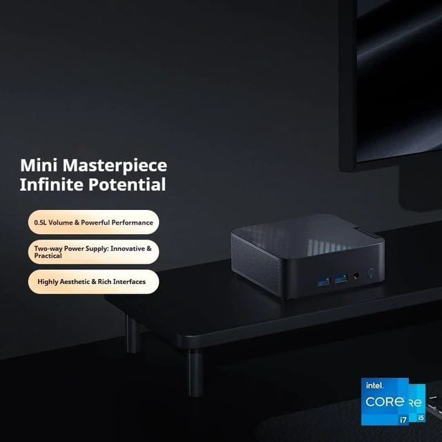 Alt view image 2 of 6 - Lenovobaiying NUC 13 Plus Mini PC with Intel Core i5-13420H Processor,Supports Four 4K Display, 2.5G LAN, Wi-Fi 6E, Bluetooth 5.3,Compact Design for Office/Home Entertainment (Barebone)