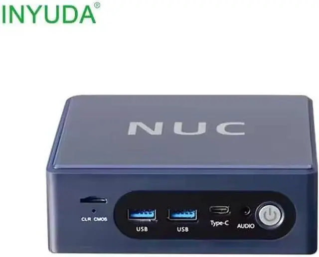 Main image of NUC mini Host N100 8G Memory bar 256G Solid State Drive high-Performance Commercial Office Game mini Computer Blue Shell