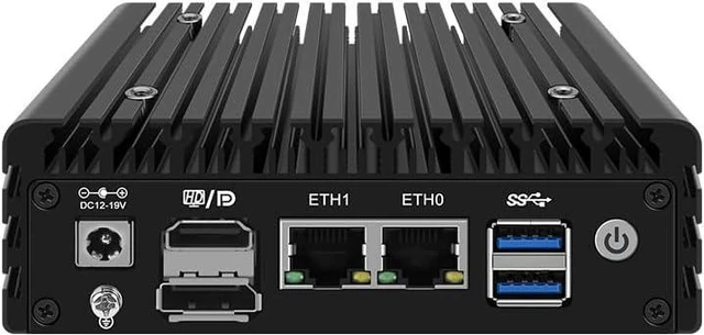 Main image of Firewall Appliance Mini PC,N150 with 2xInteli226,DDR5 MAX 48G, WiFi6,2USB3.2(10Gbps),SFF-8654(8i) Support 6SATA+2M.2, 6M.2 Adapter Board,Router for Home/Business Desktop Computer,8G/128G