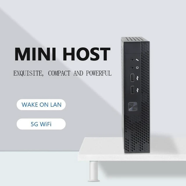 Alt view image 3 of 7 - Yingyuda mini Host Micro Desktop Industrial Control Small Commercial mini i7 Sixth Generation 8G Memory Stick 256G Solid State Drive Small Chassis Computer