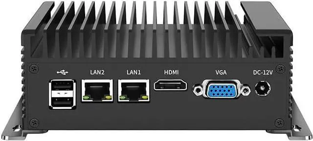 Main image of PC Industrial,Mini PC Fanless Industrial PC 7100U,Mini Desktop Computer Dual 1000Mbs LAN, 4K HD VGA, 2COM RS232, USB3.0 WiFi GPIO,Auto Power On,NO RAM NO SSD(M.2 NVMe) (NO RAM NO SSD)