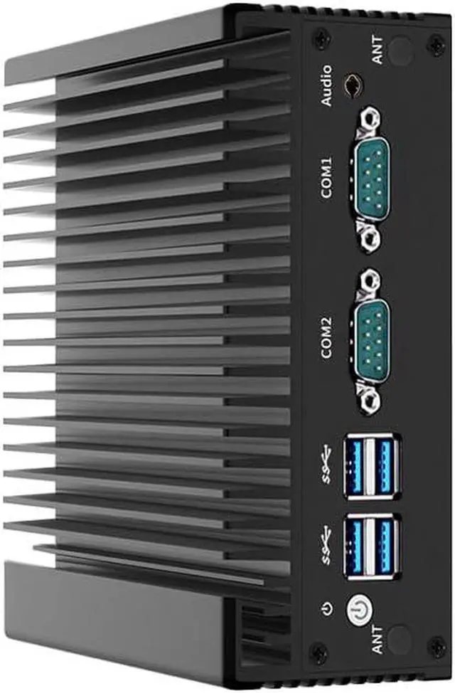 Alt view image 2 of 5 - PC Industrial,Mini PC Fanless Industrial PC 7100U,Mini Desktop Computer Dual 1000Mbs LAN, 4K HD VGA, 2COM RS232, USB3.0 WiFi GPIO,Auto Power On,NO RAM NO SSD(M.2 NVMe) (NO RAM NO SSD)