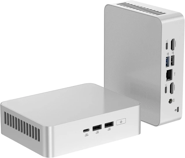 Alt view image 2 of 7 - NUC 15 Pro+ NUC15CRSU5 Elegant Mini PC with Intel Core Ultra 5 225H Processor, Arc Graphics, Dual HDMI, Thunderbolt 4