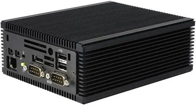 Main image of MP-FC1 Barebone Fanless Mini PC, Celeron 2980U 1.6GHz, No RAM or SSD, DisplayPort, DVI-D, Gigabit Ethernet, 2 USB 3.0, 3 USB 2.0, 12V DC