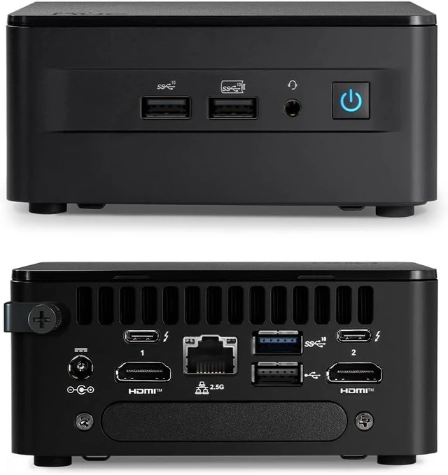 Main image of Intel NUC 13 Mini PC NUC13ANHi5 with Intel Core i5-1340P, Iris Xe Graphics, Dual HDMI 2.1, Quad 4K Display Support, Wi-Fi 6E, Bluetooth 5.3, for IoT and Commercial Applications(16GB RAM+1TB SSD)