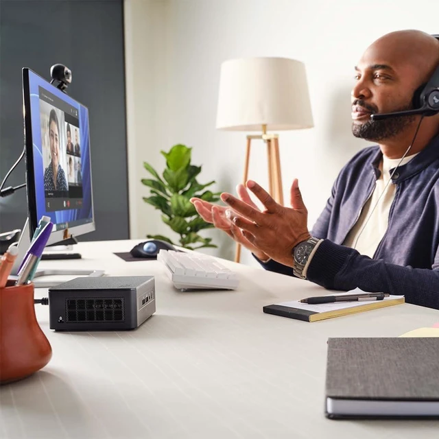 Alt view image 4 of 7 - Intel NUC 13 Mini PC NUC13ANHi5 with Intel Core i5-1340P, Iris Xe Graphics, Dual HDMI 2.1, Quad 4K Display Support, Wi-Fi 6E, Bluetooth 5.3, for IoT and Commercial Applications(16GB RAM+1TB SSD)