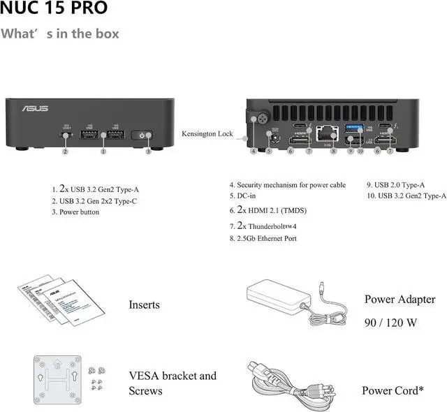Alt view image 4 of 7 - Cutesliving Ultra 5 225H 14-Core Mini PC: Quad 4K Display, PCIe 5.0 SSD, Wi-Fi 7, Thunderbolt 4 Ports, MIL-STD Certified(BareboneNO RAM&SSD&OS)