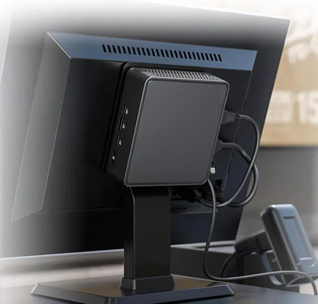 Alt view image 7 of 7 - Cutesliving Ultra 5 225H 14-Core Mini PC: Quad 4K Display, PCIe 5.0 SSD, Wi-Fi 7, Thunderbolt 4 Ports, MIL-STD Certified(BareboneNO RAM&SSD&OS)