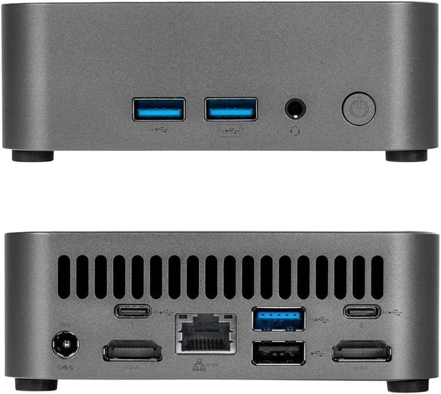 Alt view image 2 of 7 - LenovoBaiying NUC13 Plus Mini PC with Intel Core i7-13620H, 64EU UHD Graphics, Quad 4K Display Support, Dual Thunderbolt 4, 2.5G LAN, 0.5L Compact Design for Office and Business(Barebone)