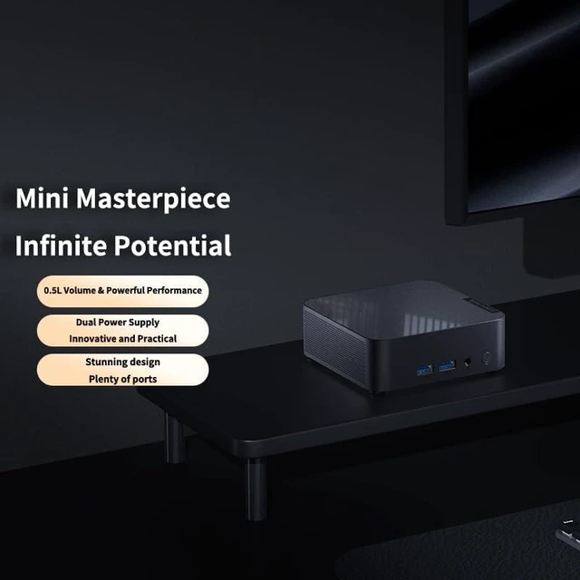 Alt view image 3 of 7 - LenovoBaiying NUC13 Plus Mini PC with Intel Core i7-13620H, 64EU UHD Graphics, Quad 4K Display Support, Dual Thunderbolt 4, 2.5G LAN, 0.5L Compact Design for Office and Business(Barebone)