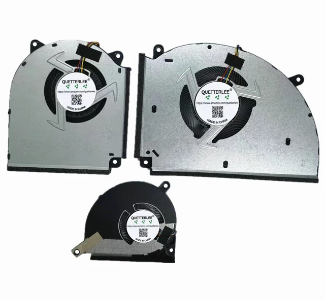 Alt view image 2 of 2 - New Laptop CPU + GPU + Hard Disk Cooling Fan for ASUS ROG Strix G814J G814JI G814JV G814JU G814JZ G814JVR G814JIR G814JZR G834J G834JZ G834JY G834JYR G834JZR Series DC 12V Fan