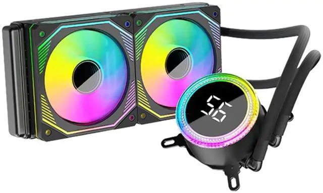 Main image of 240 ARGB Liquid CPU Water Coolers with ARGB PWM Fan Computer Water Coolers CPU Cooling Fan for