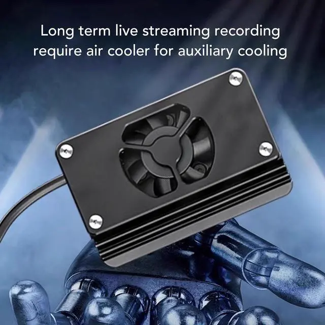 Alt view image 5 of 7 - Camera Cooling Fan for Rapid Heat Dissipation Silent Operation Easy Install for A7m3 A6400 A7R3 A7R4 Aluminum Alloy 1 Unit