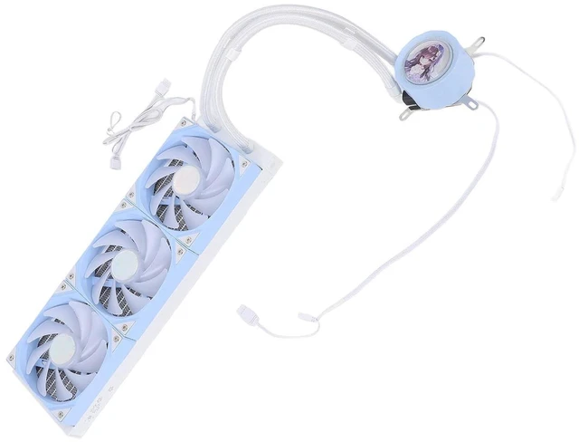 Alt view image 5 of 7 - ARGB CPU Liquid Cooler Low Noise Hydraulic Bearing Water Cooling Fan for 115X 1200 1700 AM4 AM5, Easy Installation for Gaming PC