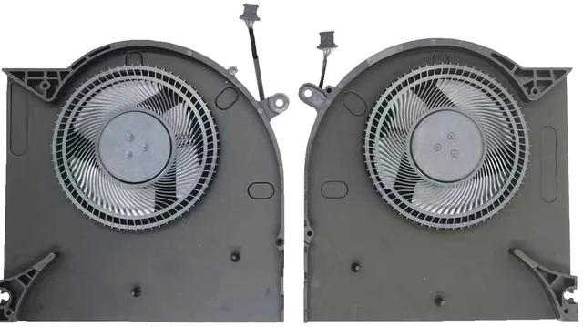 Alt view image 3 of 5 - New Laptop CPU + GPU Cooling Fan for Dell Alienware M17 R3 M17R3 M17 R4 M17R4 P45E 2020 Model RTX Series 0H5TYJ 0CNV63 073TYJ 0RGT35 FM7H FM7J EG50061S1-1C010-S9A EG50061S1-C060-S9A DC12V Fan
