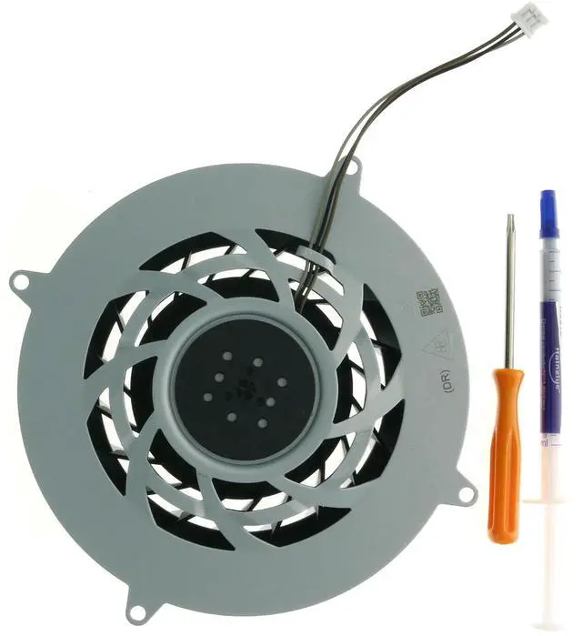 Main image of PS5 Slim Cooling Fan Replacement 19-Blade Internal Quiet Cooler for PlayStation 5 Slim Console CFI-2000 CFI-2015 Cooling Fan G12E12MS1AH-56J14, 11541GS-12M-WB-01