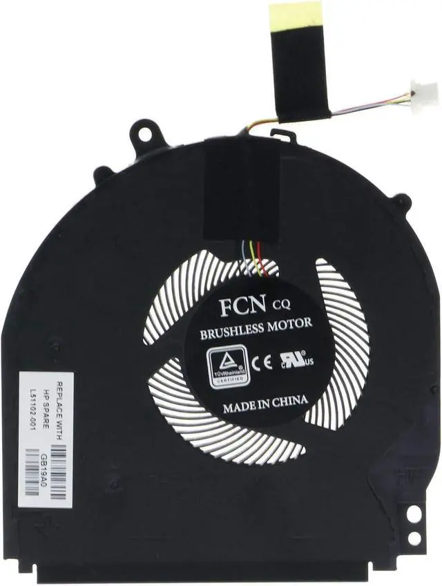 Main image of CPU Cooling Fan for HP Pavilion X360 14-DH 14-DH1036TX 14M-DH 14M-DH0003DX L51102-001 L51100-001