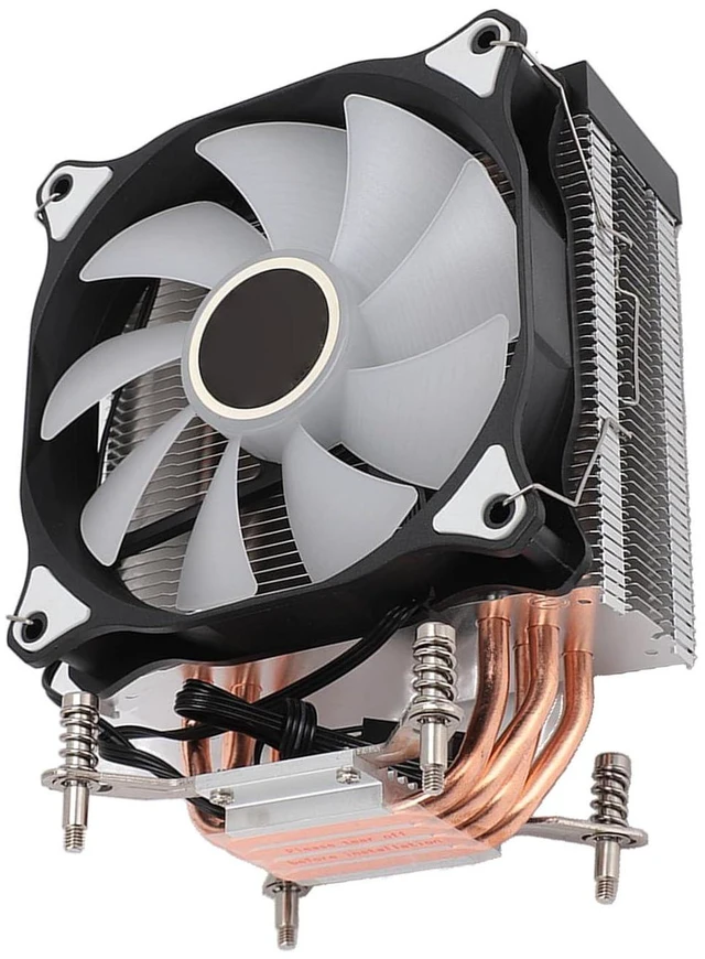 Alt view image 3 of 7 - Fabater CPU Cooling Fan, RGB CPU Cooler 3 Pin for Computer