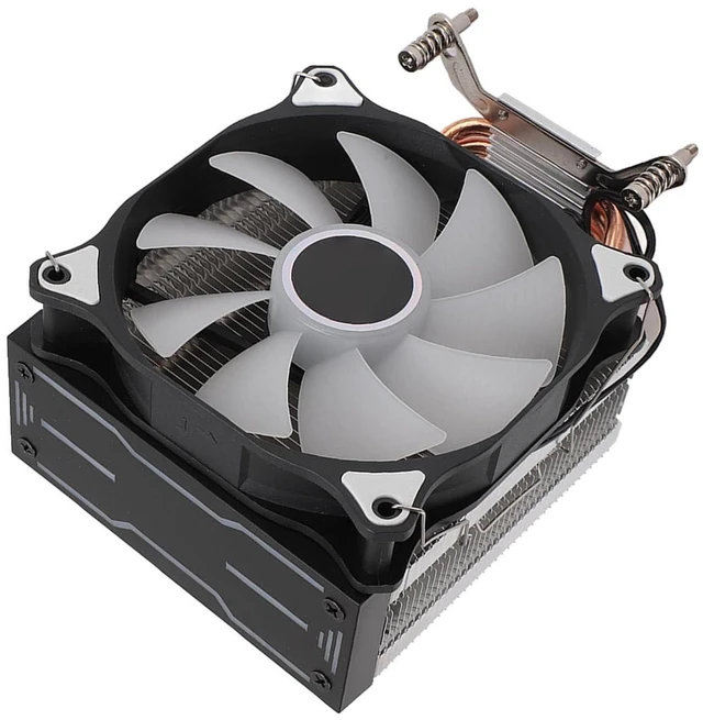 Alt view image 4 of 7 - Fabater CPU Cooling Fan, RGB CPU Cooler 3 Pin for Computer