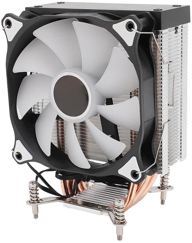 Alt view image 5 of 7 - Fabater CPU Cooling Fan, RGB CPU Cooler 3 Pin for Computer