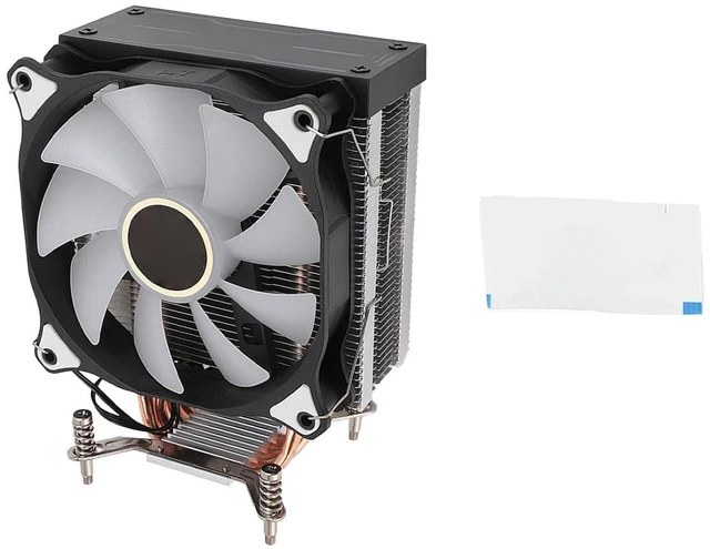 Alt view image 6 of 7 - Fabater CPU Cooling Fan, RGB CPU Cooler 3 Pin for Computer