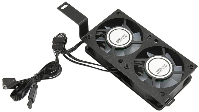 Alt view image 6 of 7 - Double 6025PWM Memory Cooling Fan, 1000 3000RPM, 5V 3Pin Aura Sync ARGB, Metal and ABS Material, for DDR DDR2 DDR3 DDR4 DDR5 Desktop Memory Modules, Efficient Heat Dissipation (Black)