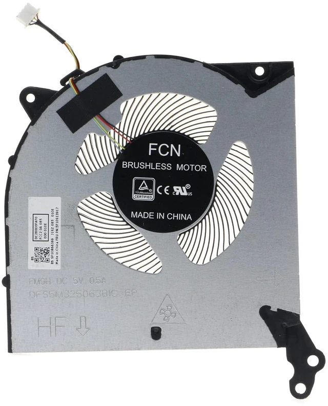 Alt view image 3 of 6 - Replacement CPU+GPU Cooling Fan for Lenovo Legion 5 5I 15IMH05 15ARH Legion 5 5i 17 2020 Model DC28000FAF0 FM9H DC28000FBF1 FM9J 5F10S13917